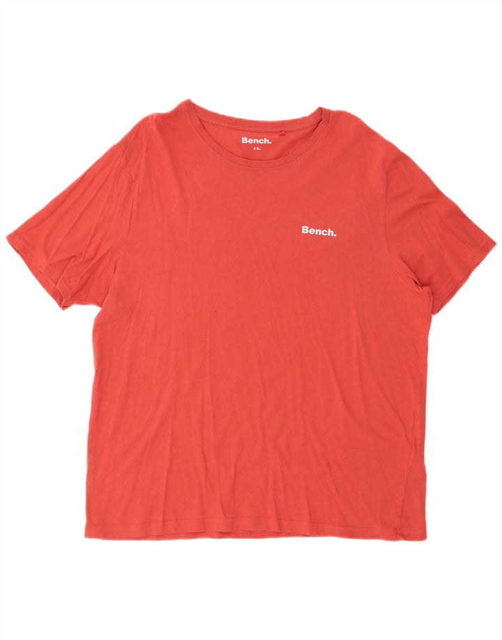 Camiseta feminina BENCH Top UK 20 2XL algodão vermelho