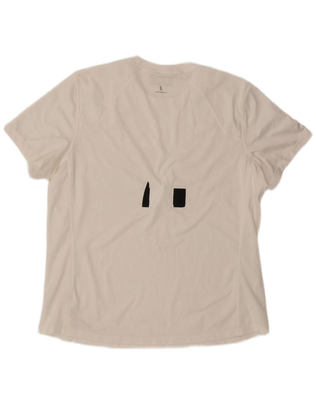 Camiseta masculina New Balance Top XL branco colorblock poliéster