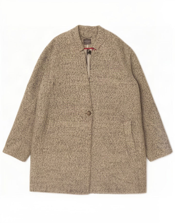 Sobretudo feminino Joules UK 20 2XL poliéster manchado cinza