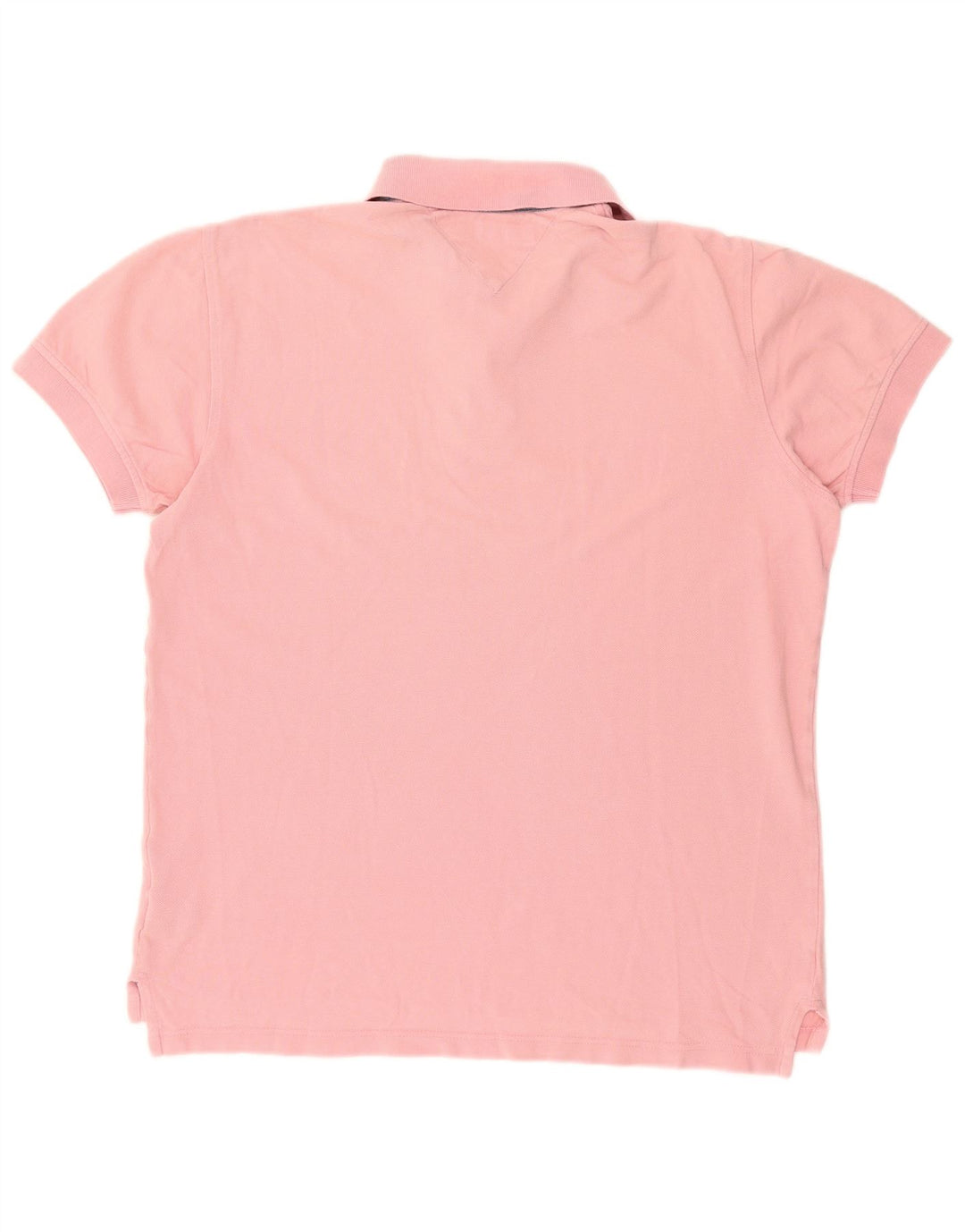 Camisa polo masculina TOMMY HILFIGER médio algodão rosa