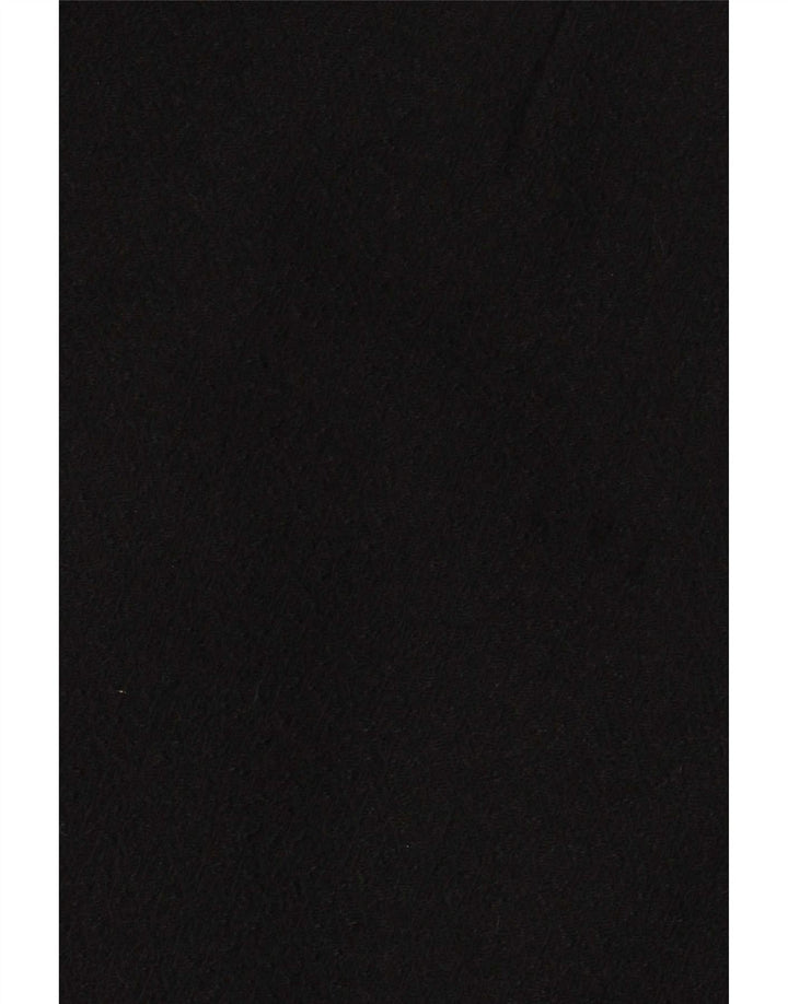 Casaco feminino vintage duplo breasted UK 14 médio preto