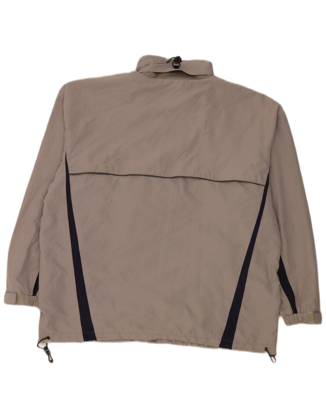 Jaqueta de chuva masculina Champion UK 42 XL cinza colorblock poliéster