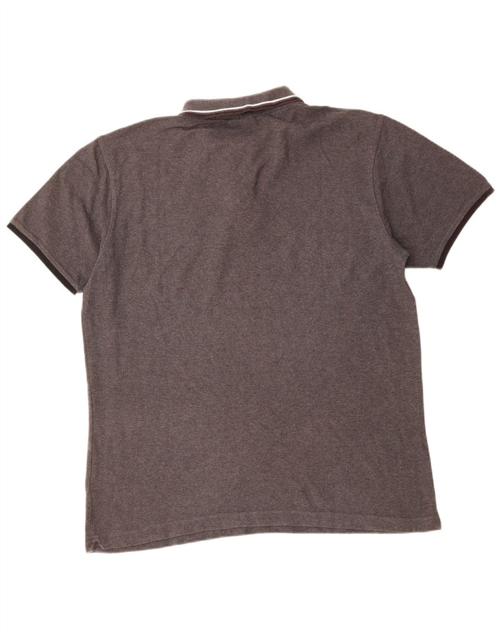 Camisa polo masculina FILA grande algodão cinza
