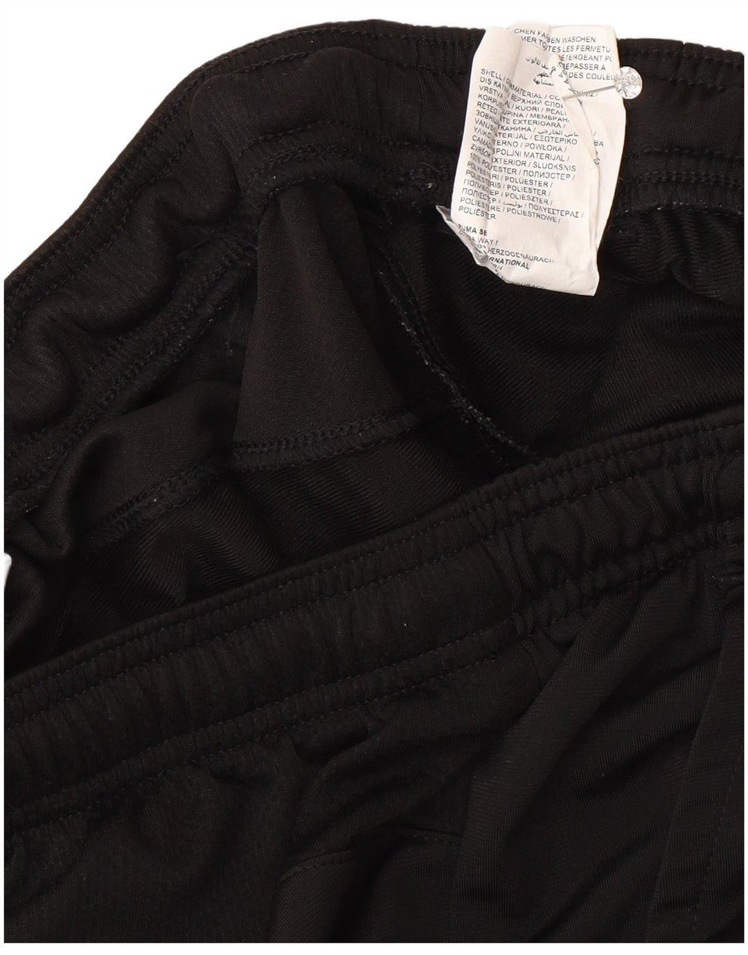 Calça de treino regular masculina Puma joggers poliéster preto pequeno