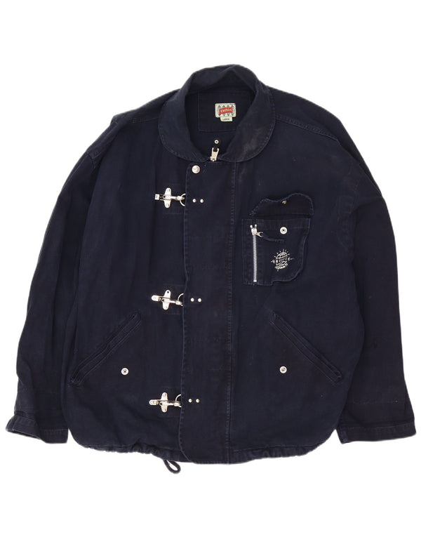 Energie Mens Loose Fit Utility Jacket UK 40 Large Navy Blue