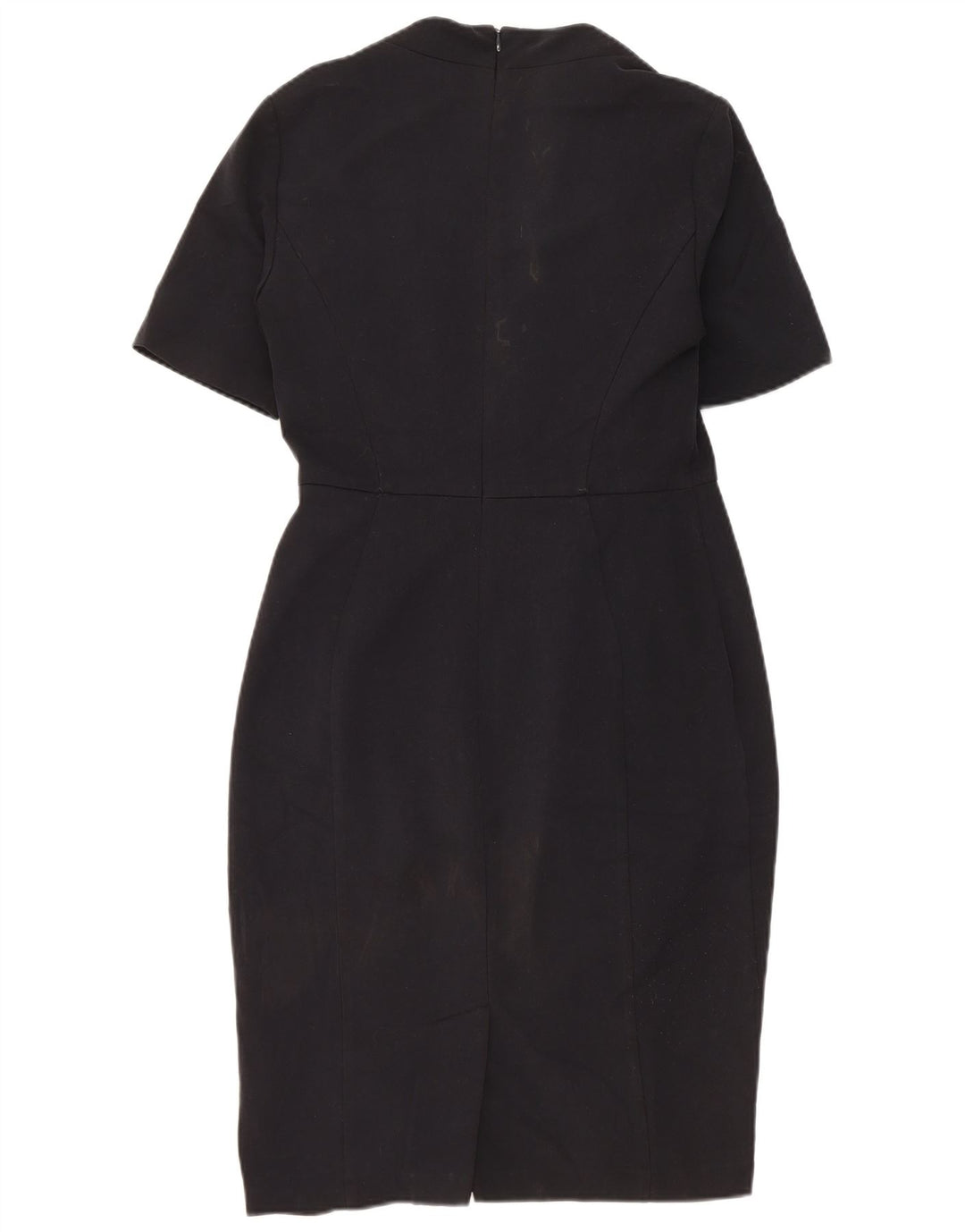 Vestido Bodycon feminino Marks & Spencer Reino Unido 10 pequeno poliéster preto
