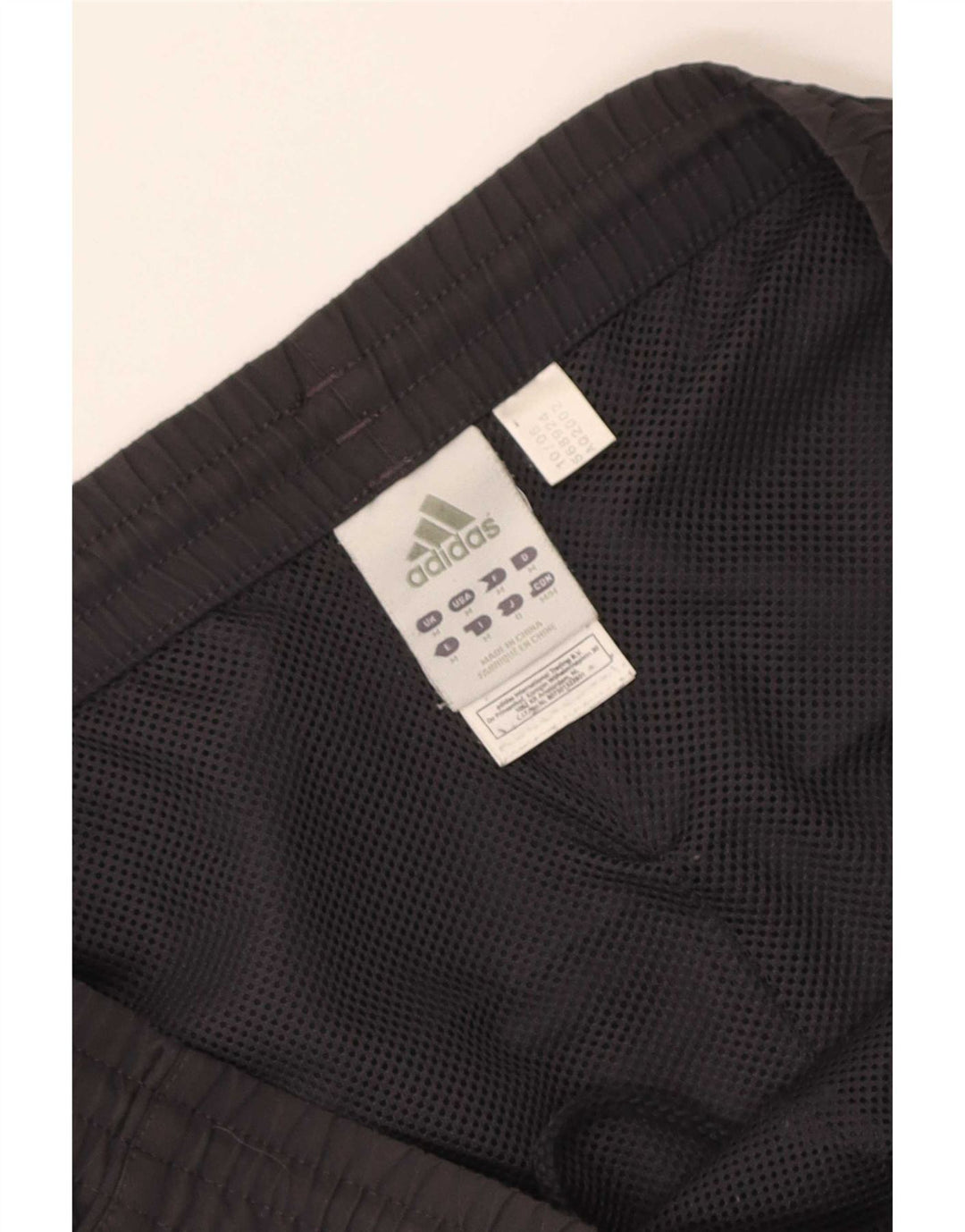 Shorts esportivos masculinos Adidas poliéster cinza médio