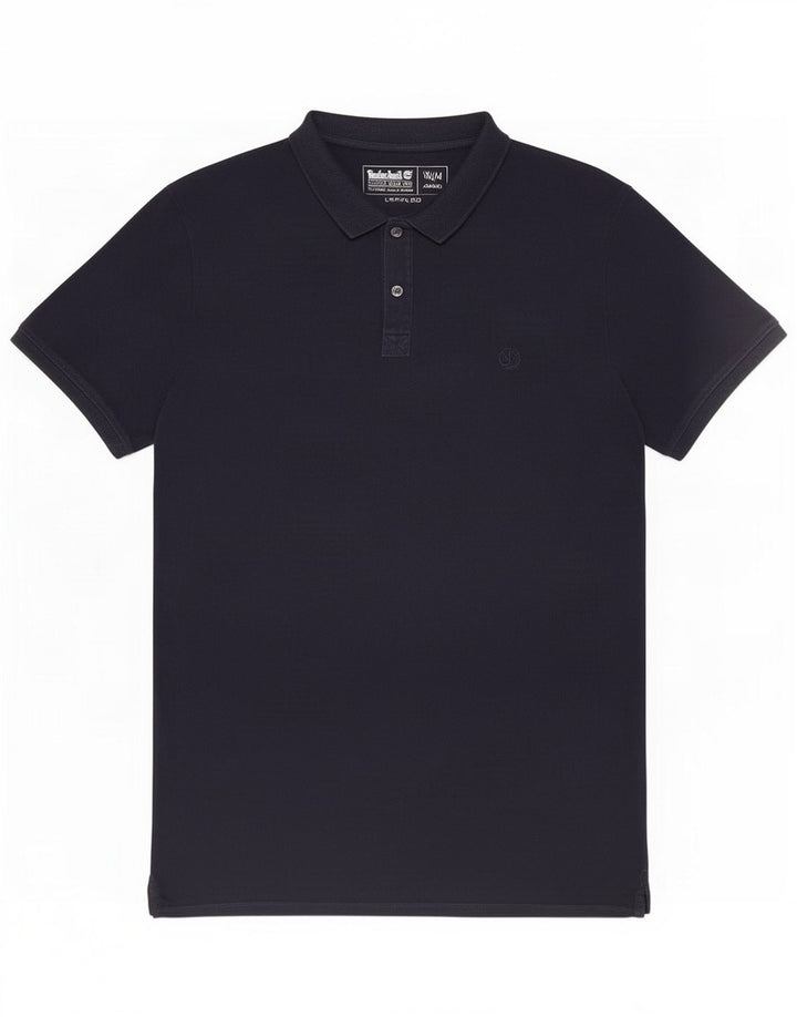 Camisa polo masculina Timberland Slim Fit médio azul marinho