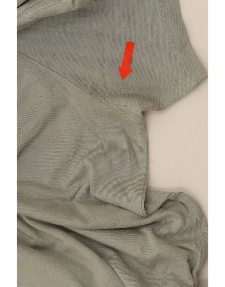 Camiseta masculina CALVIN KLEIN top pequeno algodão cinza