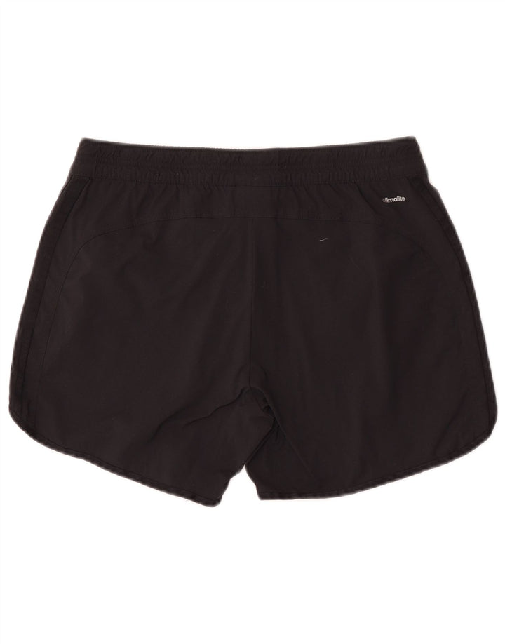 Adidas Womens Climalite Sport Shorts UK 12 Médio Preto Nylon