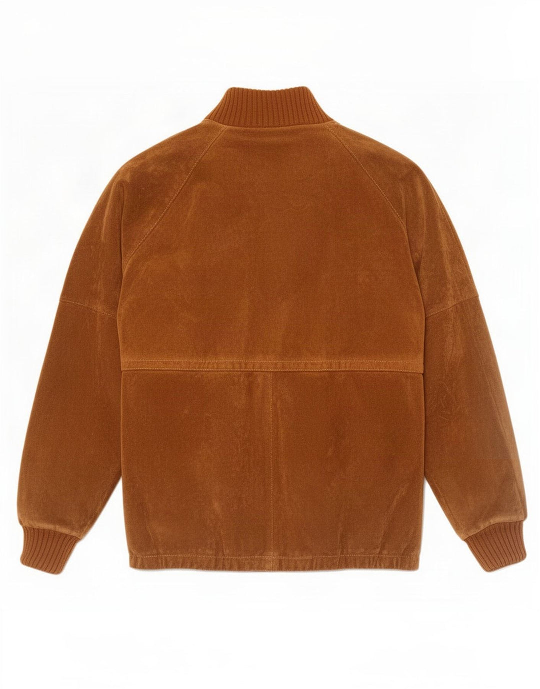 Jaqueta masculina vintage de camurça Sherpa IT 54 2XL marrom