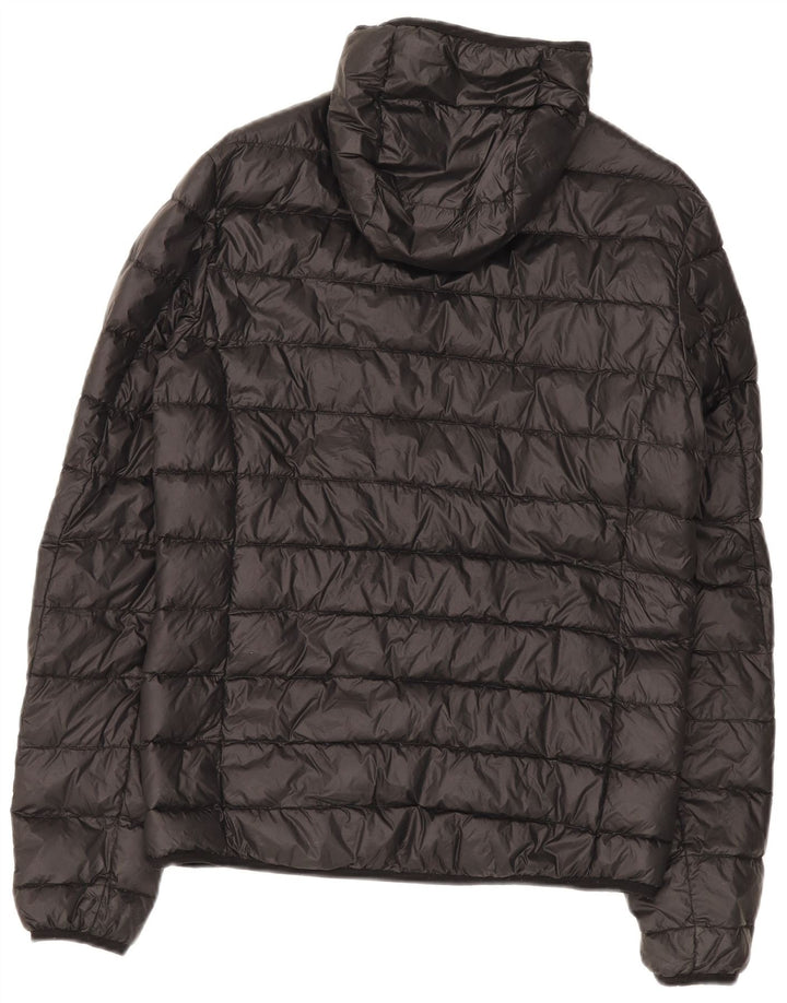 Jaqueta masculina acolchoada com capuz Ciesse Piumini UK 36 pequena preta