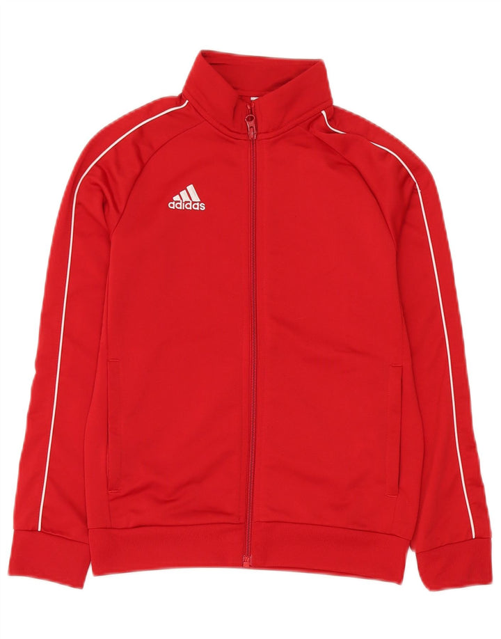 Jaqueta Adidas Meninos Treino Top 9-10 Anos Poliéster Vermelho