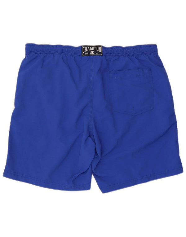 Shorts de natação masculino gráfico CHAMPION 2XL poliéster azul