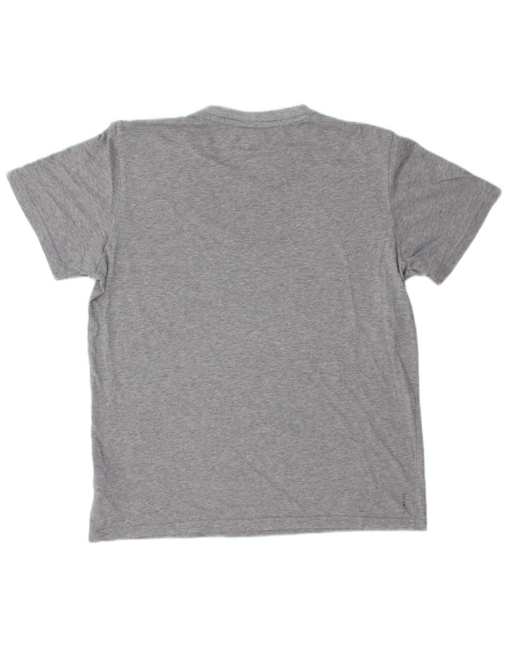 Camiseta masculina Adidas Top cinza médio algodão