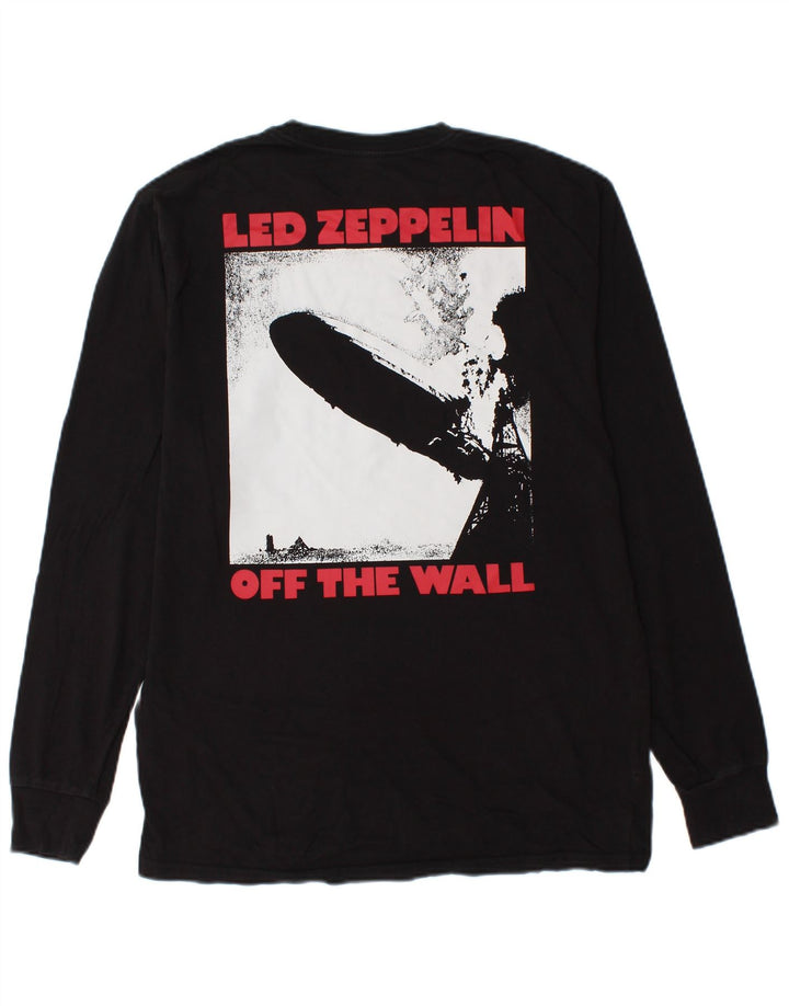 VANS Masculino Classic Fit Graphic Top Manga Longa Médio Algodão Preto