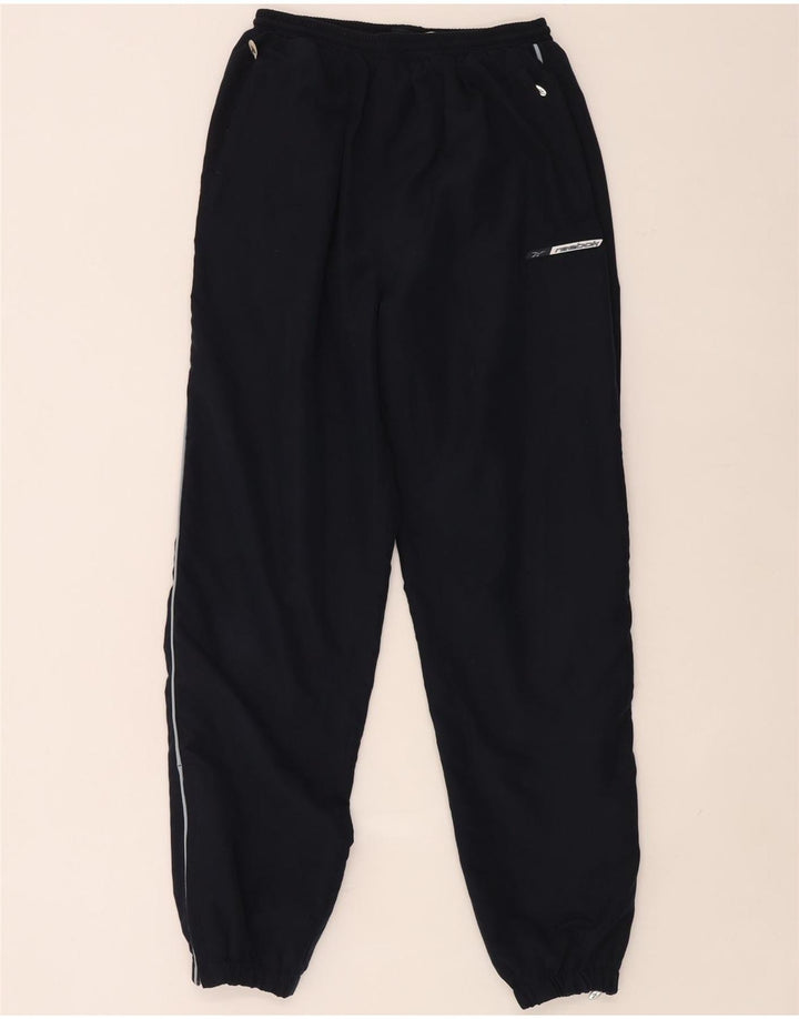 Calça de treino masculina Reebok Joggers XS azul marinho poliéster