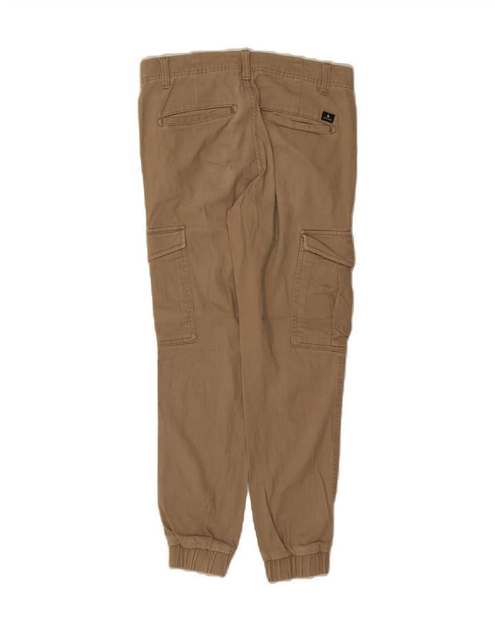 JACK & JONES Mens Joggers Cargo Trousers W28 L27 Beige Cotton Vintage Jack & Jones and Second-Hand Jack & Jones from Messina Hembry 