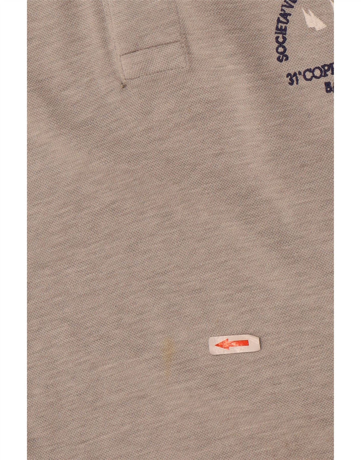 Camisa polo masculina Marina Yachting grande cinza