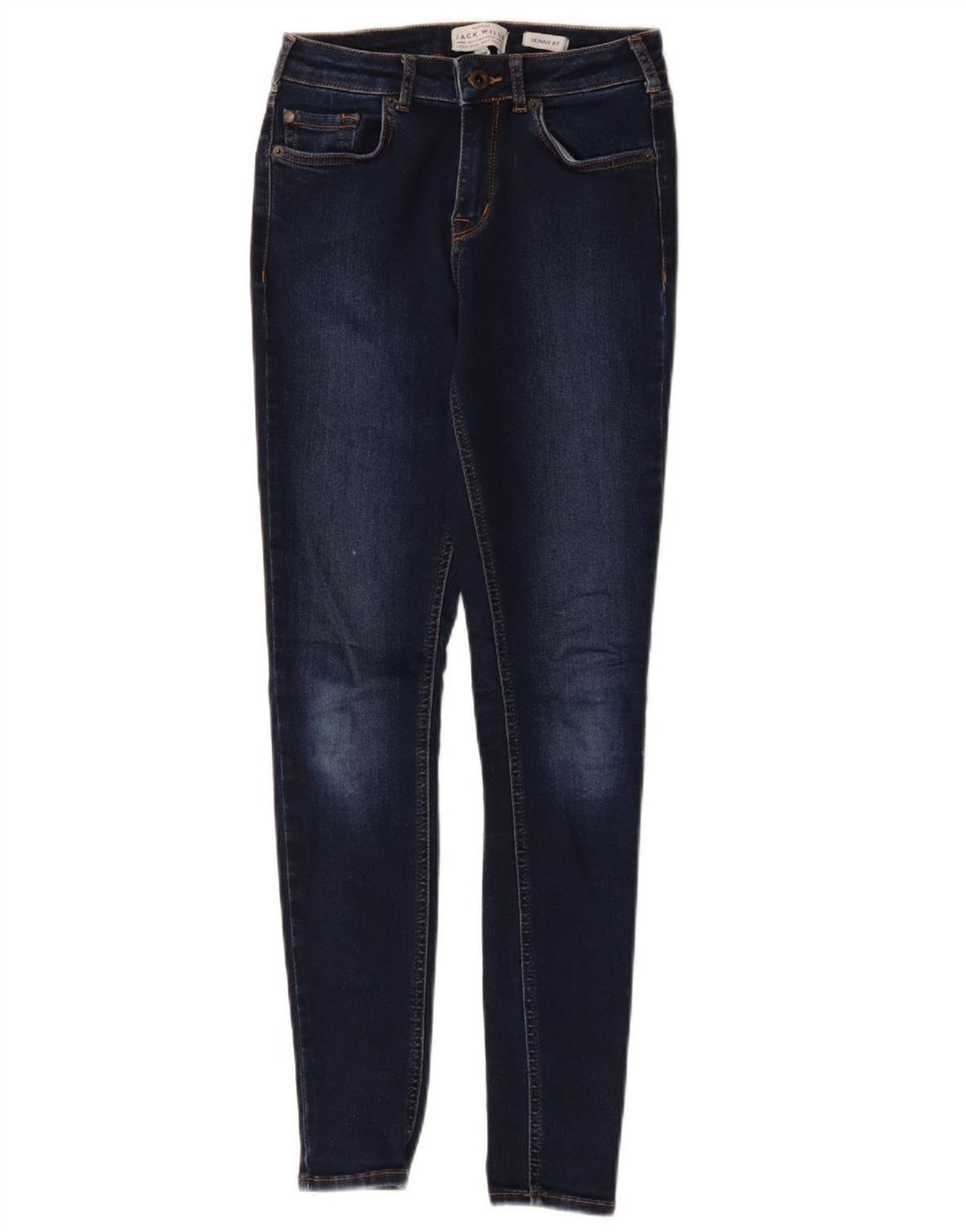 Jeans skinny feminino Jack & Jones W26 L28 azul marinho poliéster
