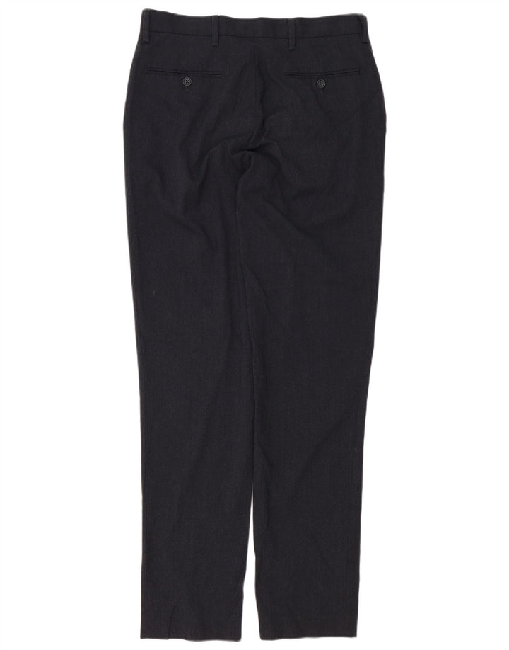 Calça Chino Slim Masculina Marks & Spencer W32 L33 Cinza Poliéster