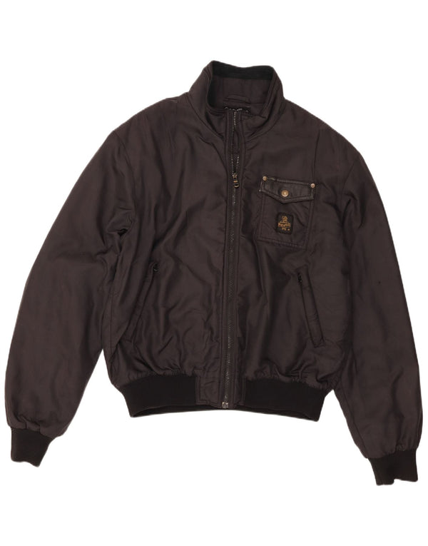 Jaqueta bomber masculina Refrigiwear UK 42 XL preta poliamida