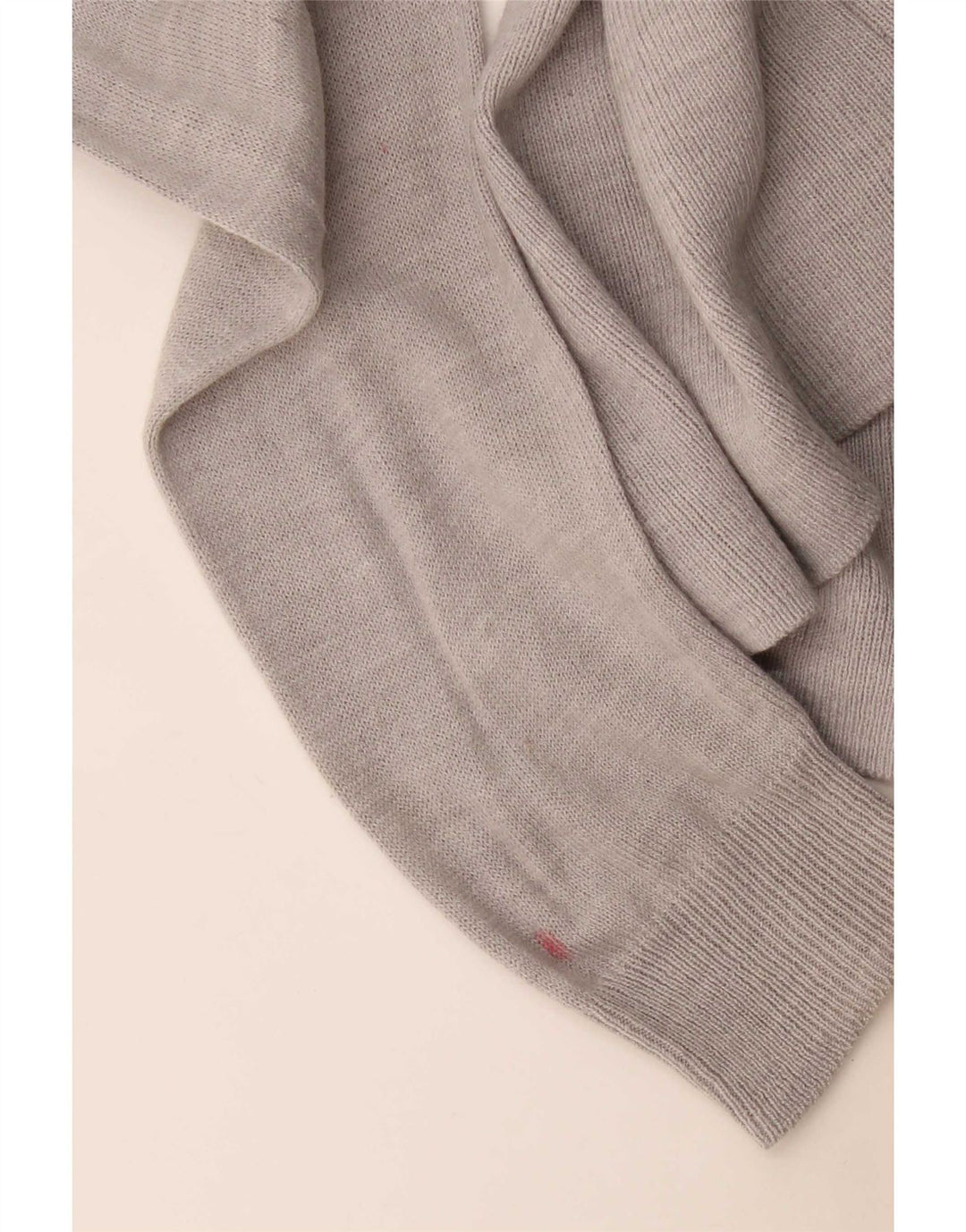 Marks & Spencer Suéter feminino Longline Open Cardigan Reino Unido 10 Pequeno Cinza