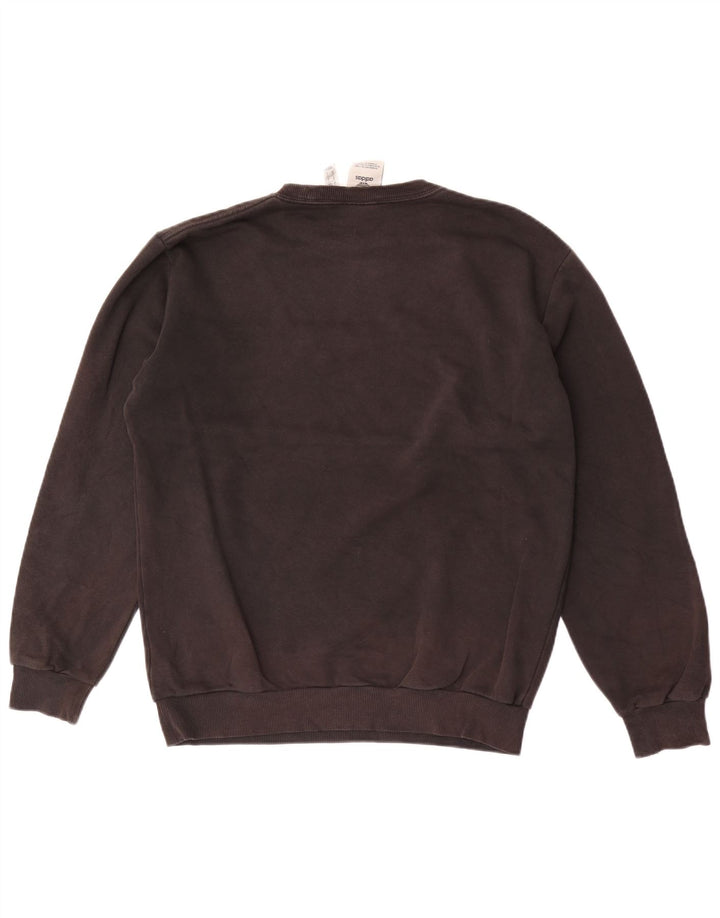 Adidas masculino gráfico moletom jumper pequeno preto colorblock algodão
