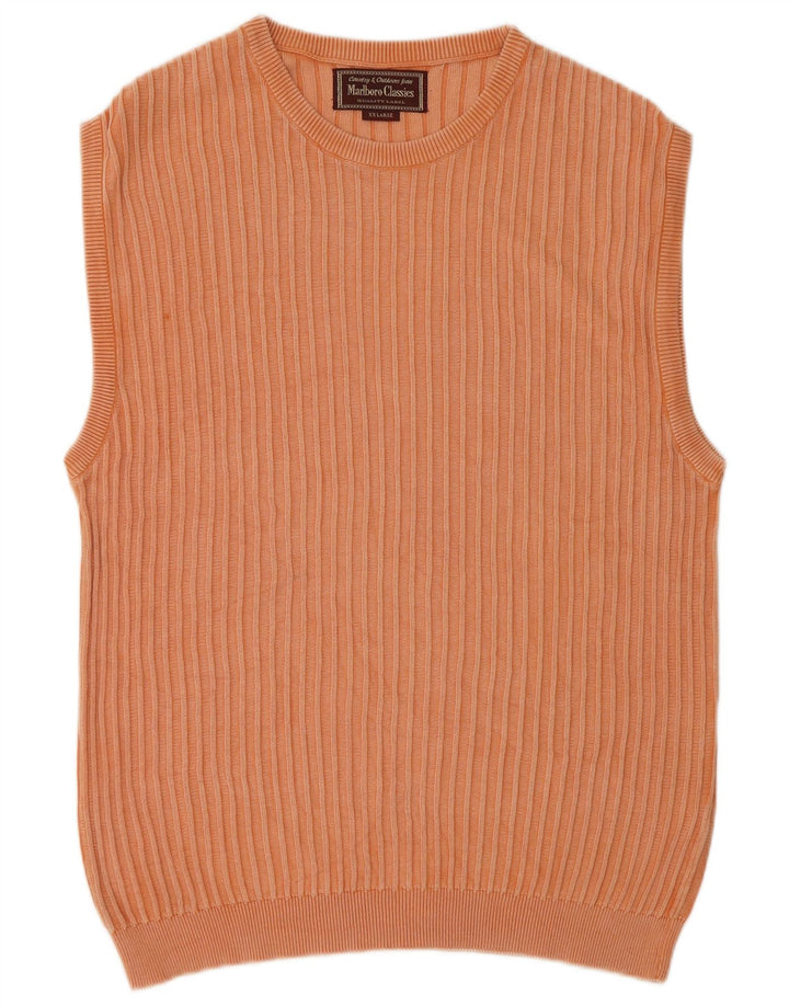 MARLBORO CLASSICS Regata masculina com colete 2XL algodão laranja