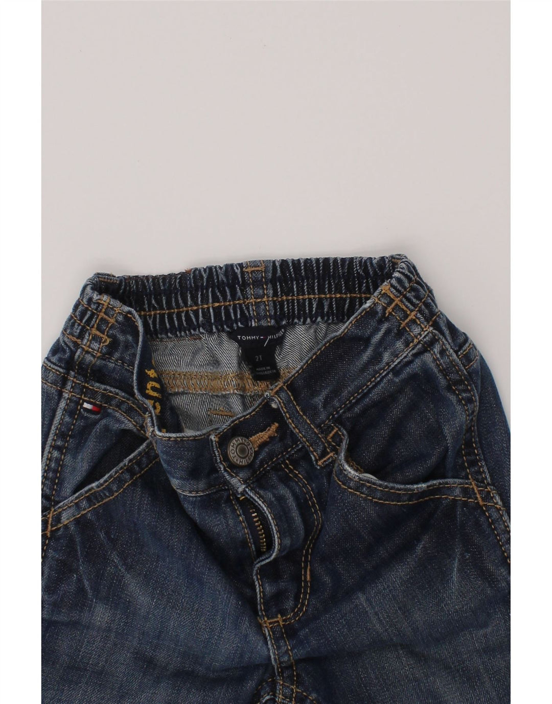 TOMMY HILFIGER Jeans Cargo Straight para bebês meninos 18-24 meses W20 L12 Azul