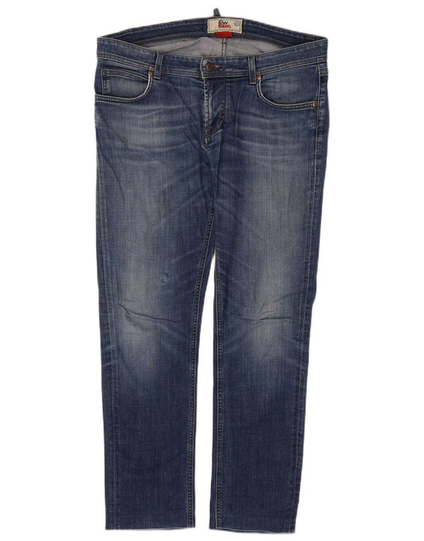 Roy Rogers Mens Jeans Slim W36 L29 Azul Algodão