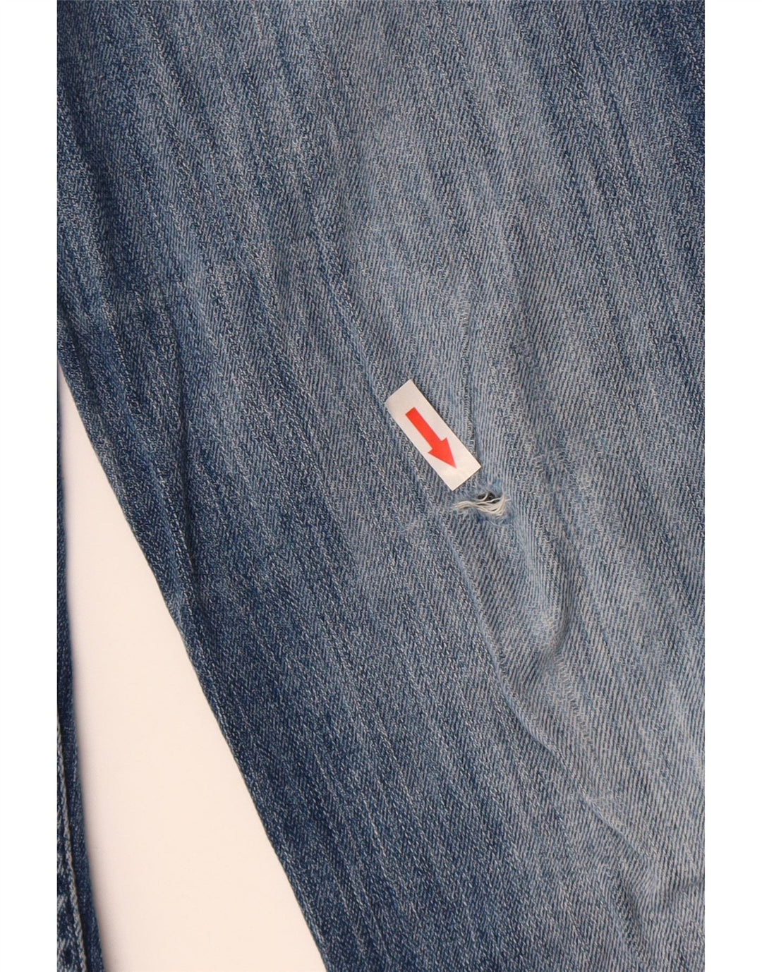 Lee Mens Powell Straight Jeans W34 L34 Azul Algodão