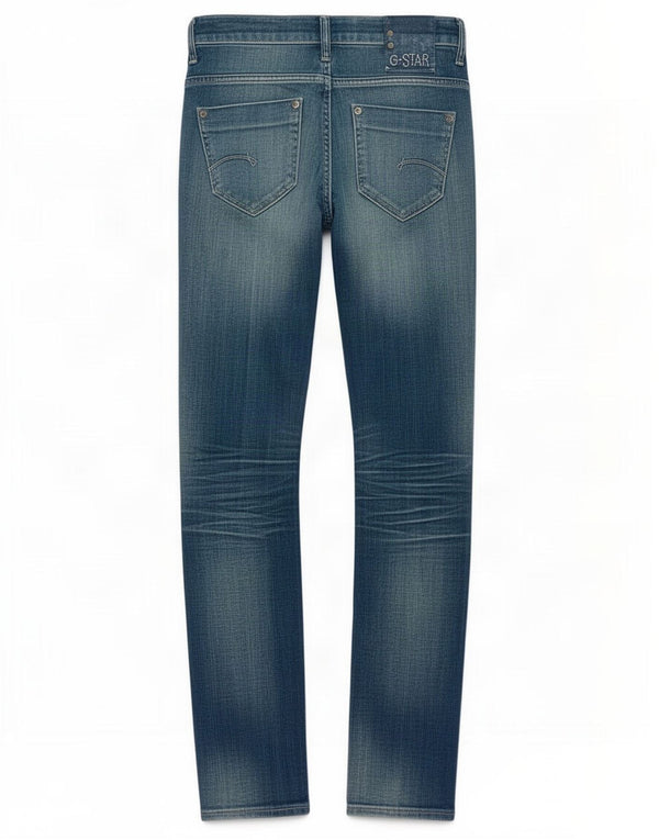 G-Star Jeans Slim Feminino W26 L33 Algodão Azul