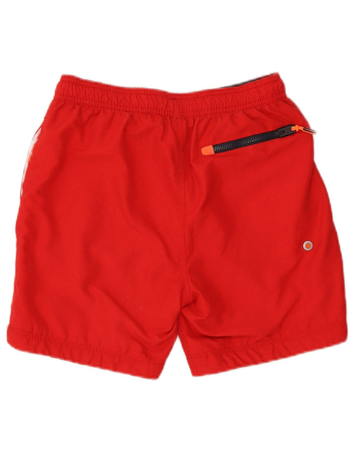 Shorts de natação masculino Superdry Graphic pequeno poliéster vermelho