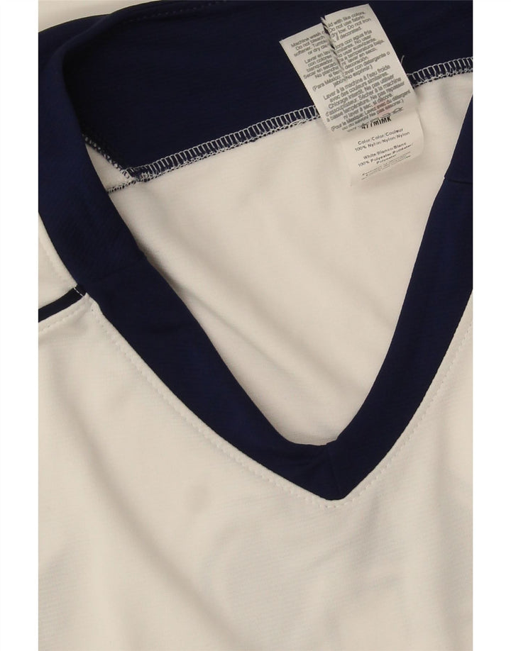 Russell Athletic Mens Graphic Vest Top Grande Poliéster Colorblock Branco