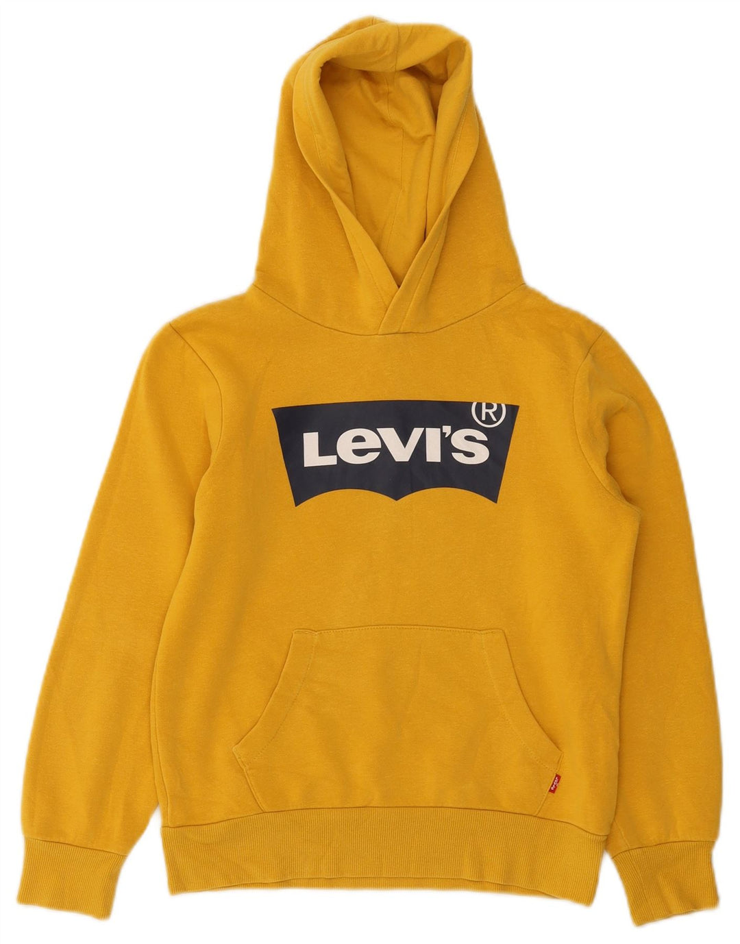 Suéter gráfico com capuz Levi's Boys 9-10 anos amarelo