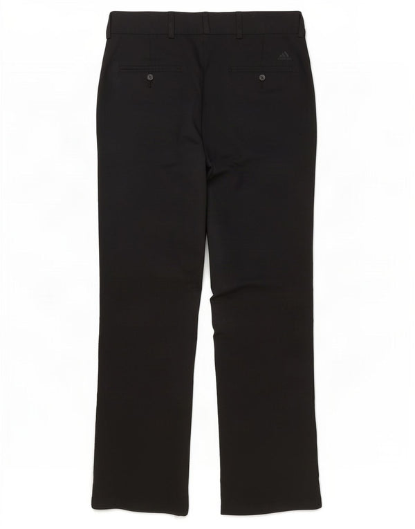 Adidas Womens Climalite Straight Chino Trousers W34 L34 Navy Blue Polyester