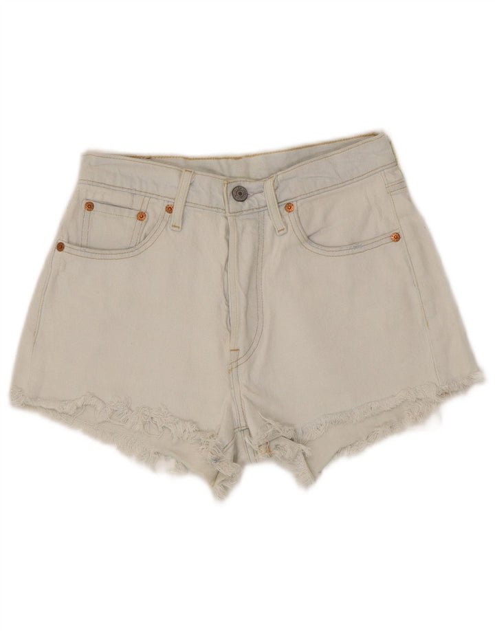 Shorts jeans feminino Levi's 501 W25 XS azul algodão