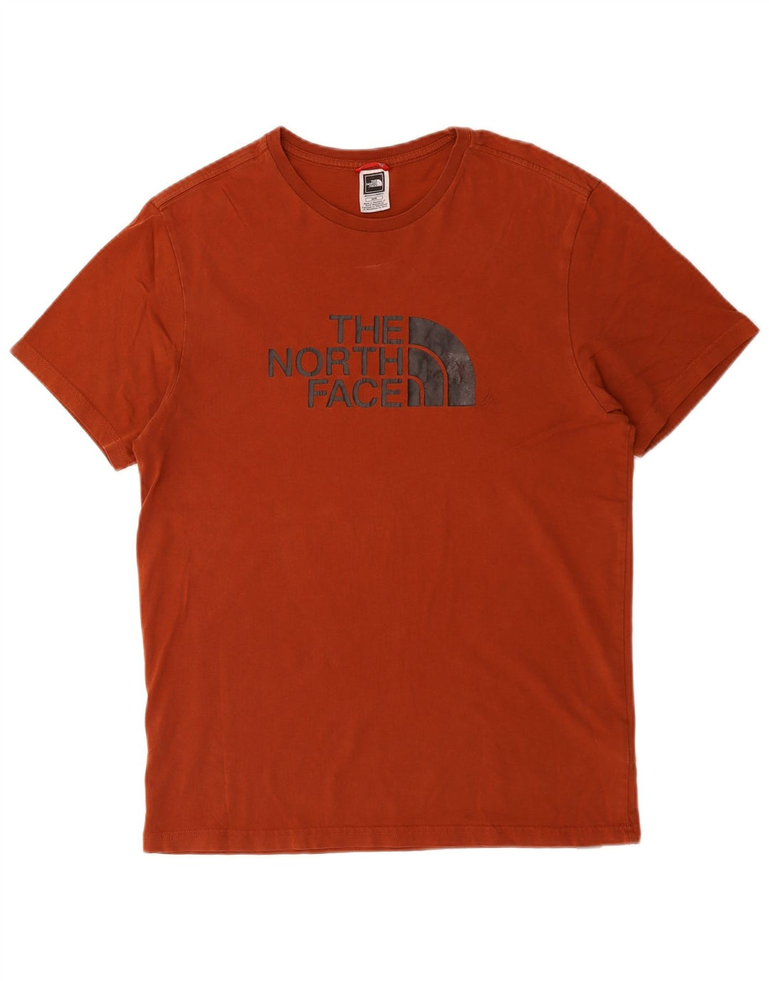 Camiseta gráfica masculina THE NORTH FACE Top médio algodão vermelho