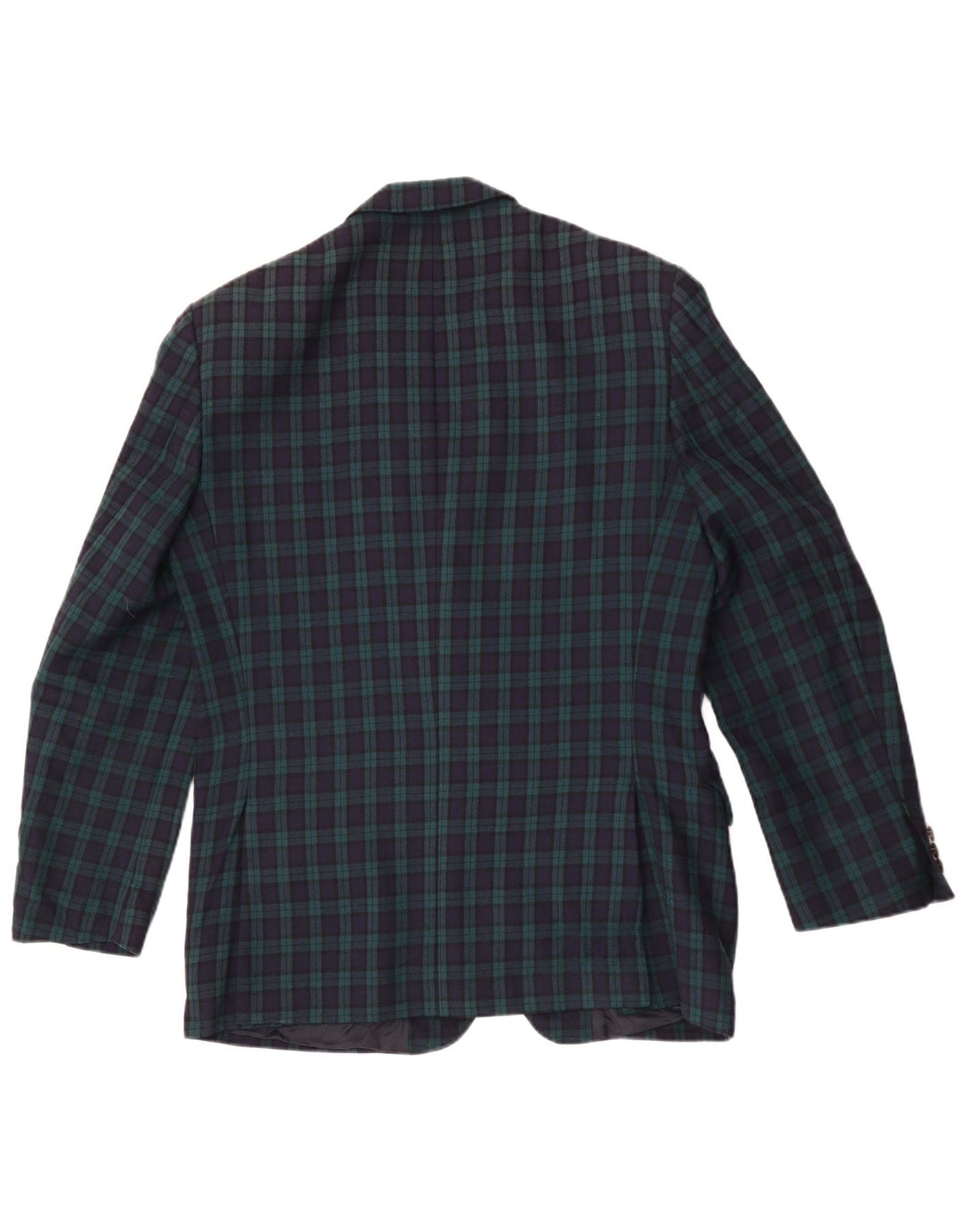 Blazer Masculino Highland 2 Botões IT 50 Grande Xadrez Verde Lã