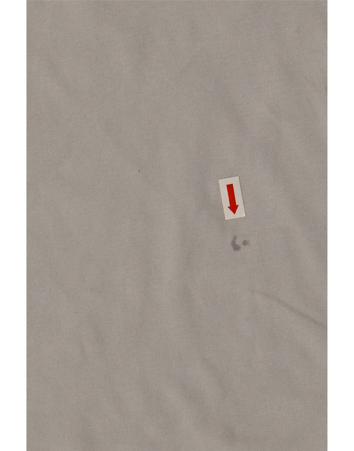 Camiseta gráfica masculina The North Face algodão cinza médio