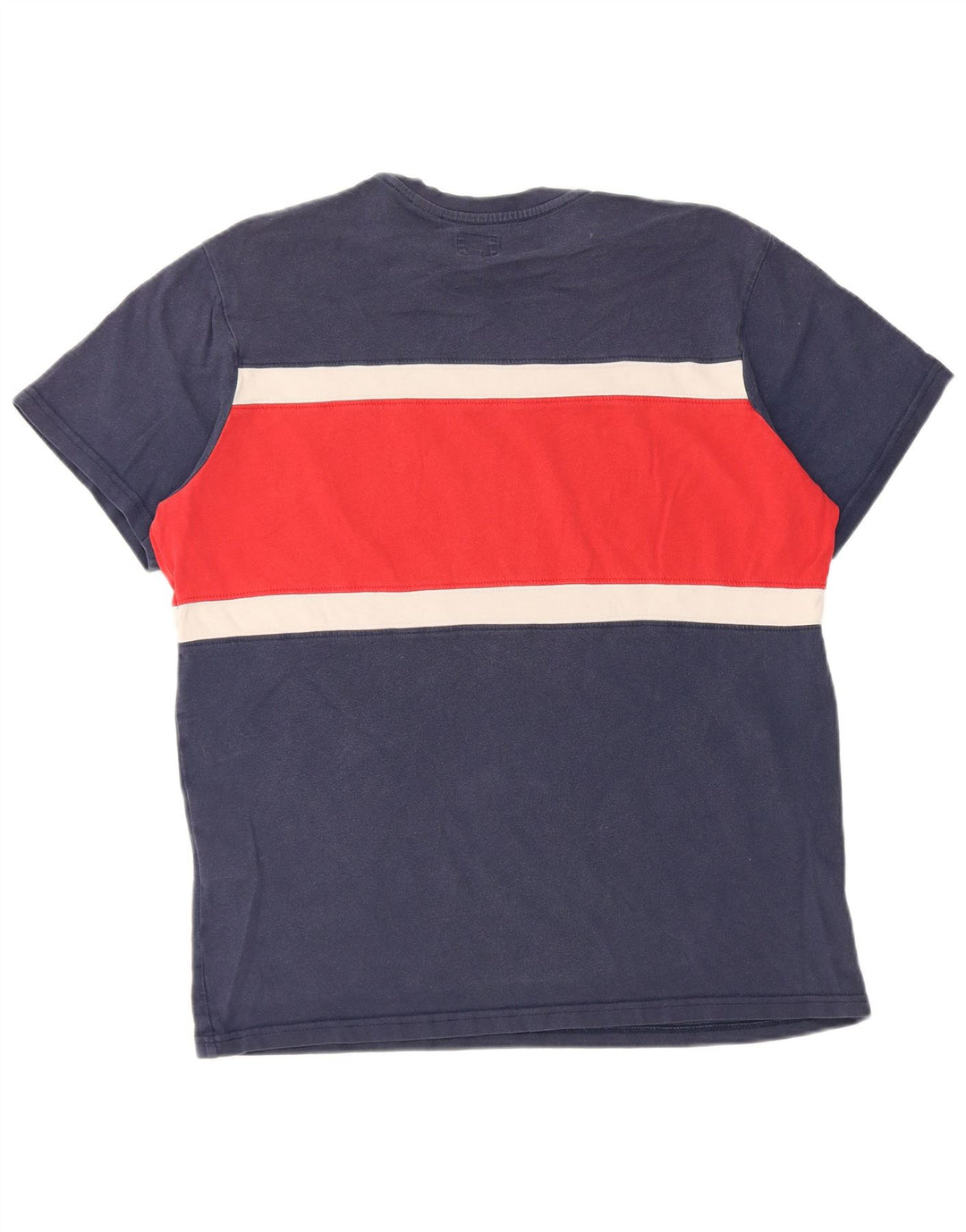 Camiseta gráfica masculina Levi's Top médio azul marinho algodão colorblock