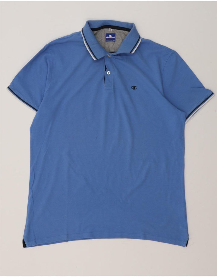 Camisa polo masculina CHAMPION XL algodão azul