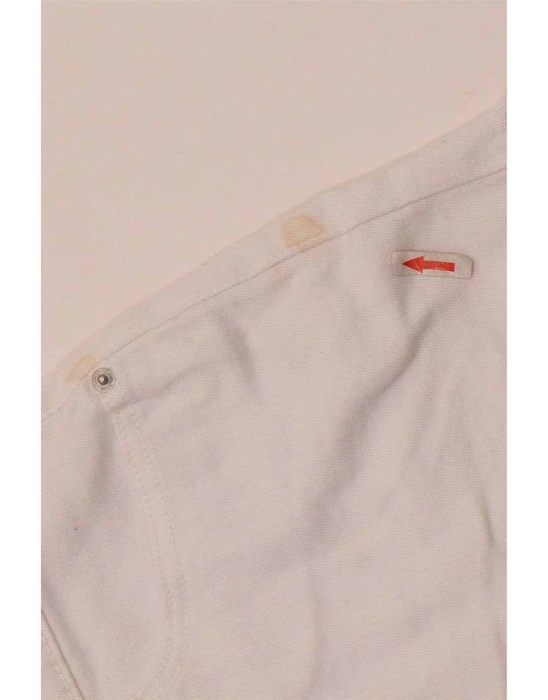 Shorts jeans feminino Calvin Klein W28 médio algodão branco