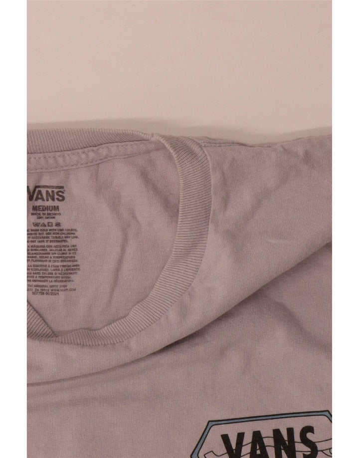 Camiseta masculina Vans Graphic cinza médio algodão