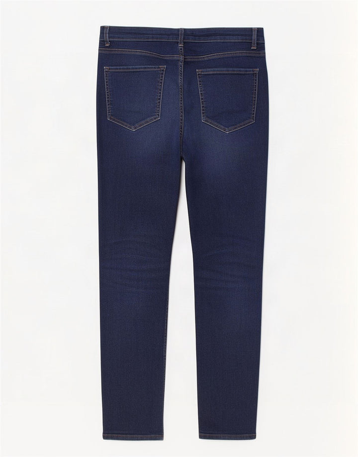 Calça jeans feminina Marks & Spencer The Lily cortada UK 12 médio W30 L25 azul