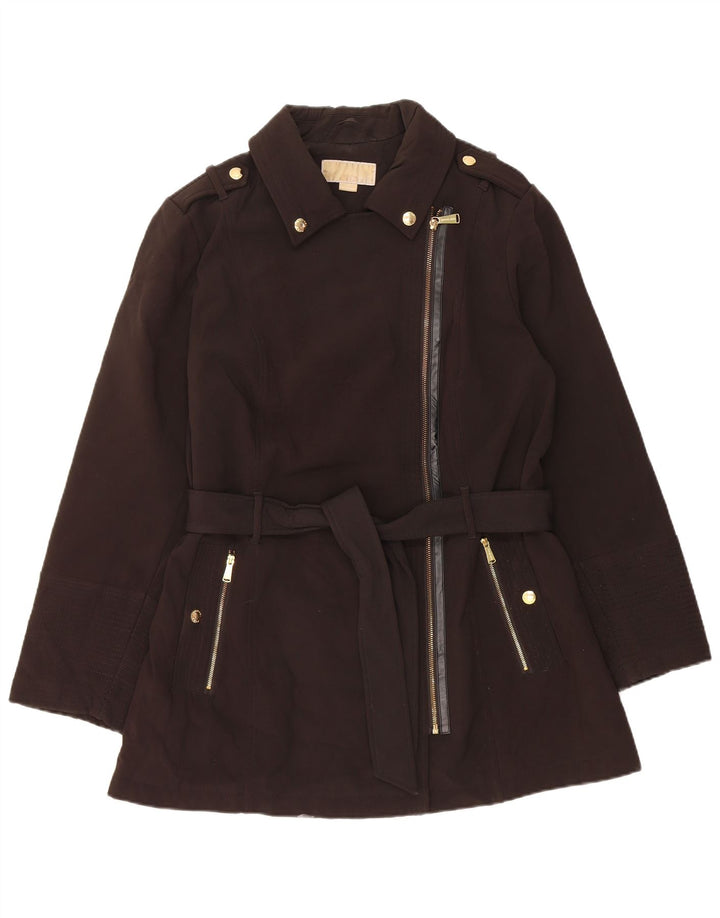 Jaqueta militar feminina Michael Kors UK 18 XL poliéster preto