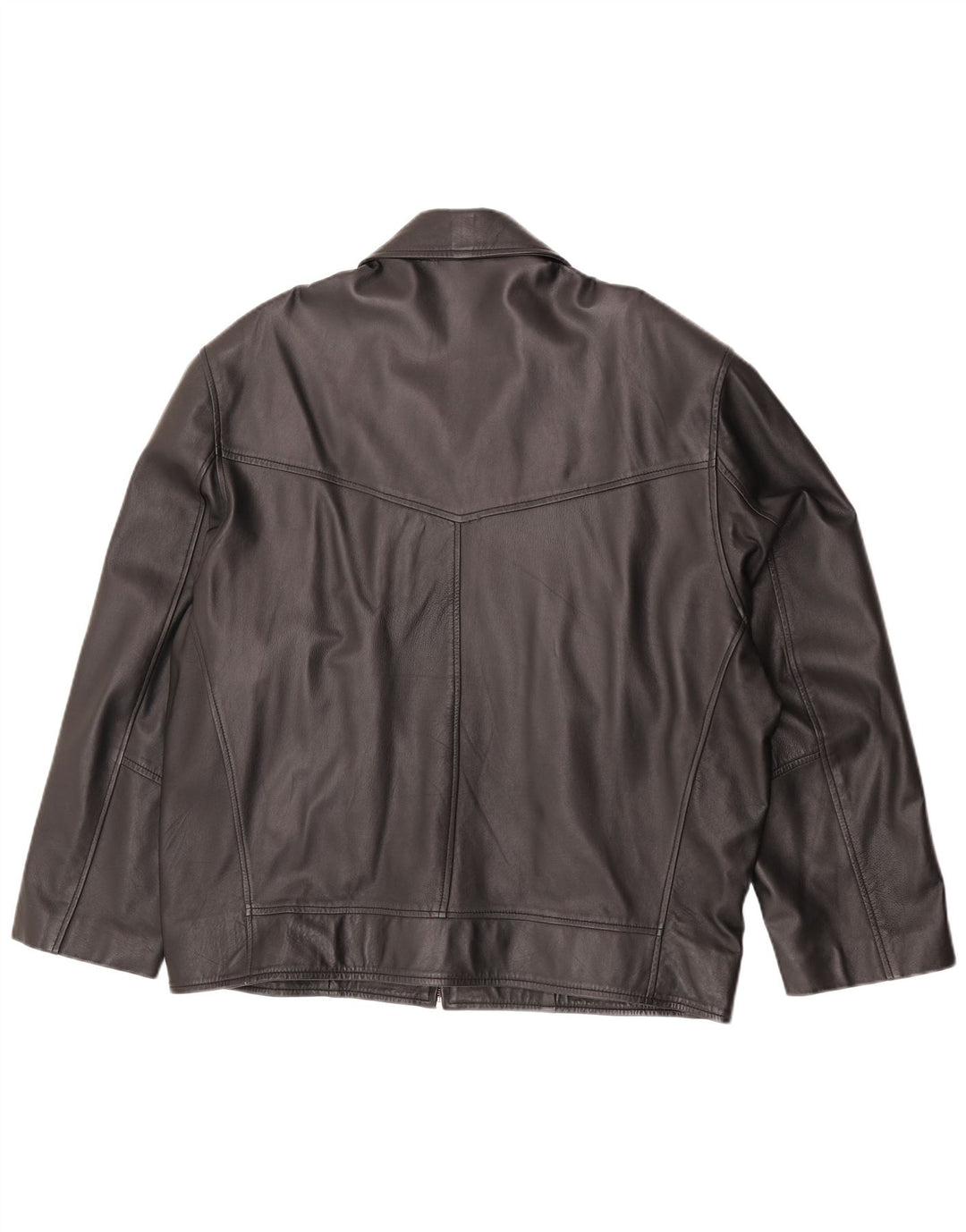 Jaqueta de couro feminina Admiral UK 20 2XL pele de cordeiro preta