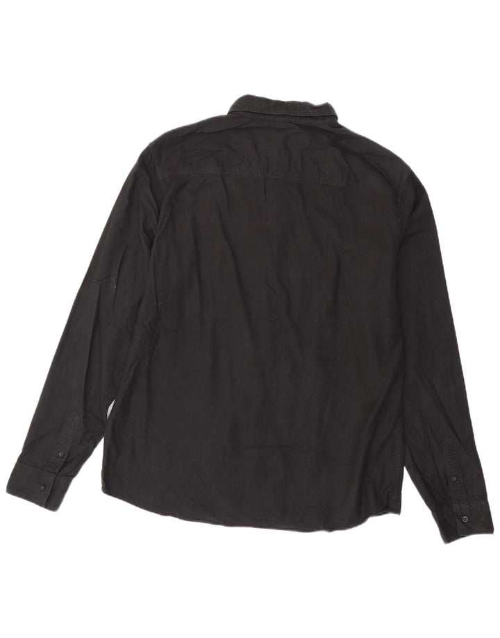 Camisa masculina ALL SAINTS XL algodão preto