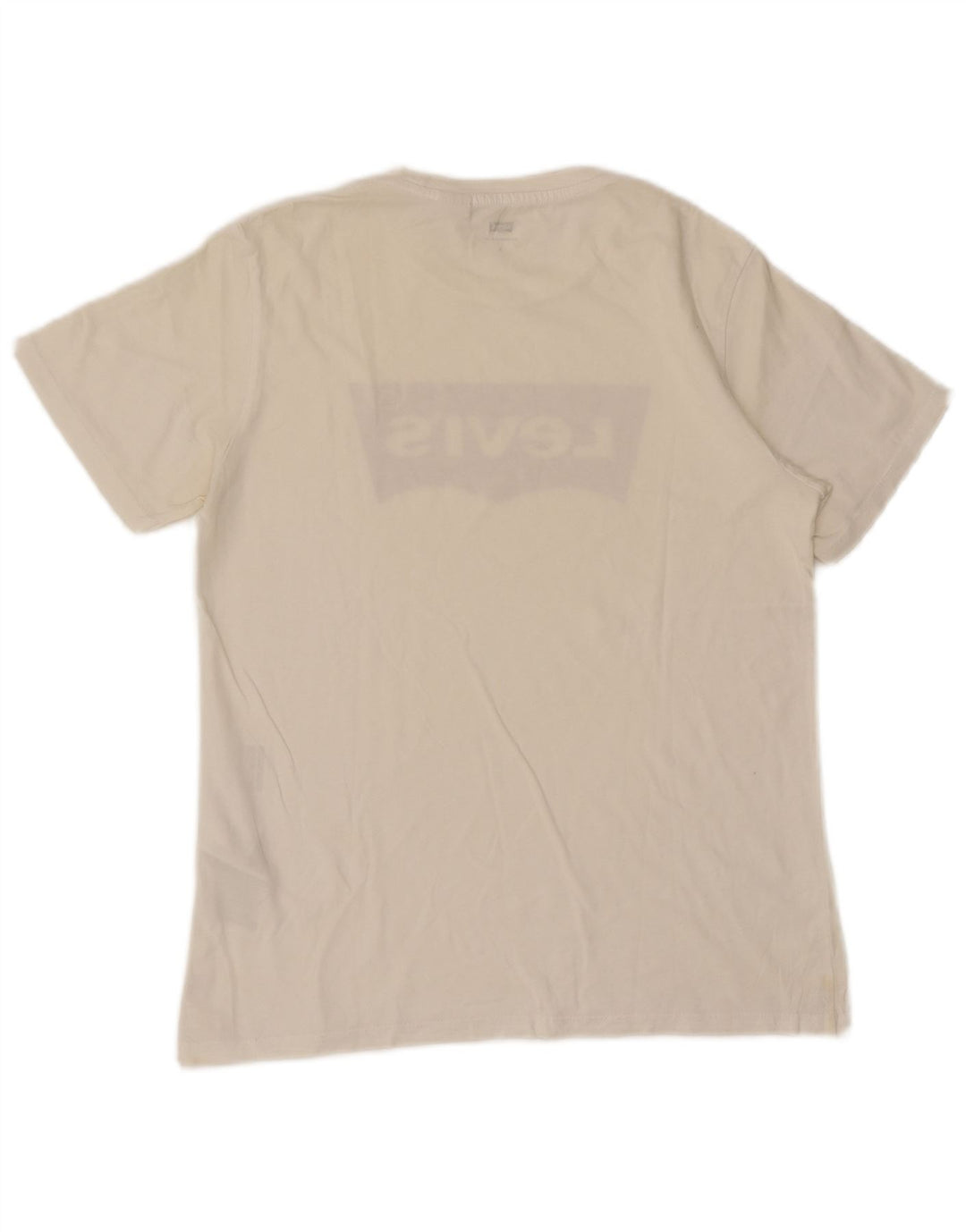 Camiseta gráfica masculina Levi's Top pequeno algodão branco